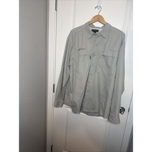 Dri-Duck Mens Sz 2xl Tan‎ Outdoor Vented Long Sleeved Shirt